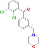 2,3-dichloro-3'-morpholinomethyl benzophenone