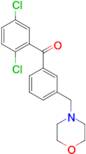 2,5-dichloro-3'-morpholinomethyl benzophenone