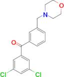 3,5-dichloro-3'-morpholinomethyl benzophenone