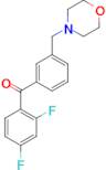 2,4-difluoro-3'-morpholinomethyl benzophenone