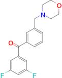 3,5-difluoro-3'-morpholinomethyl benzophenone