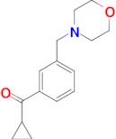 Cyclopropyl 3-(morpholinomethyl)phenyl ketone