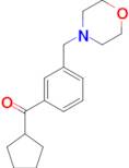 Cyclopentyl 3-(morpholinomethyl)phenyl ketone