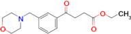 Ethyl 4-[3-(morpholinomethyl)phenyl]-4-oxobutyrate