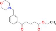 ethyl 5-[3-(morpholinomethyl)phenyl]-5-oxovalerate