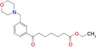 ethyl 7-[3-(morpholinomethyl)phenyl]-7-oxoheptanoate