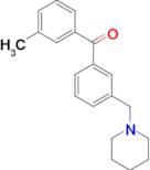 3-methyl-3'-piperidinomethyl benzophenone
