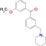 3-methoxy-3'-piperidinomethyl benzophenone