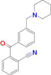 2-cyano-3'-piperidinomethyl benzophenone