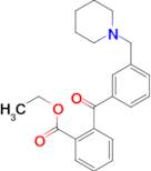 2-carboethoxy-3'-piperidinomethyl benzophenone