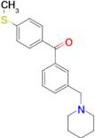 3-piperidinomethyl-4'-thiomethylbenzophenone