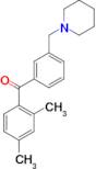 2,4-dimethyl-3'-piperidinomethyl benzophenone