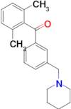 2,6-dimethyl-3'-piperidinomethyl benzophenone