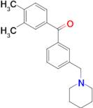 3,4-dimethyl-3'-piperidinomethyl benzophenone