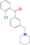 2-chloro-3'-piperidinomethyl benzophenone