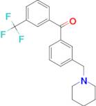 3'-piperidinomethyl-3-trifluoromethylbenzophenone