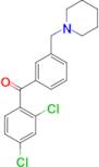 2,4-dichloro-3'-piperidinomethyl benzophenone