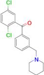 2,5-dichloro-3'-piperidinomethyl benzophenone