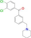 3,4-dichloro-3'-piperidinomethyl benzophenone