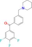 3'-piperidinomethyl-3,4,5-trifluorobenzophenone