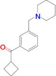 cyclobutyl 3-(piperidinomethyl)phenyl ketone