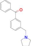 3-(pyrrolidinomethyl)benzophenone