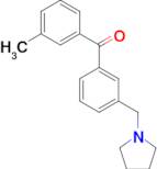 3-methyl-3'-pyrrolidinomethyl benzophenone