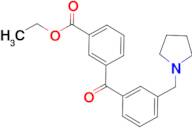 3-carboethoxy-3'-pyrrolidinomethyl benzophenone