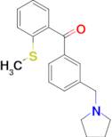 3'-pyrrolidinomethyl-2-thiomethylbenzophenone