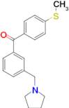 3-pyrrolidinomethyl-4'-thiomethylbenzophenone