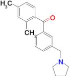 2,4-dimethyl-3'-pyrrolidinomethyl benzophenone