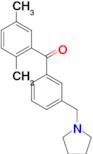 2,5-dimethyl-3'-pyrrolidinomethyl benzophenone