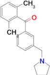 2,6-dimethyl-3'-pyrrolidinomethyl benzophenone