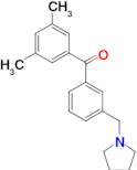 3,5-dimethyl-3'-pyrrolidinomethyl benzophenone