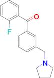 2-fluoro-3'-pyrrolidinomethyl benzophenone