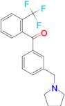 3'-pyrrolidinomethyl-2-trifluoromethylbenzophenone