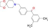 3,5-dimethyl-3'-[8-(1,4-dioxa-8-azaspiro[4.5]decyl)methyl]benzophenone