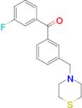 3-fluoro-3'-thiomorpholinomethyl benzophenone