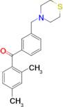 2,4-dimethyl-3'-thiomorpholinomethyl benzophenone