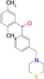 2,5-dimethyl-3'-thiomorpholinomethyl benzophenone
