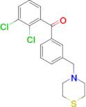 2,3-dichloro-3'-thiomorpholinomethyl benzophenone