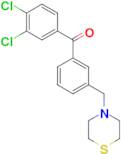 3,4-dichloro-3'-thiomorpholinomethyl benzophenone