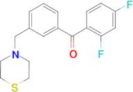 2,4-difluoro-3'-thiomorpholinomethyl benzophenone