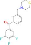 3'-thiomorpholinomethyl-3,4,5-trifluorobenzophenone