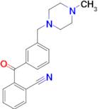 2-cyano-3'-(4-methylpiperazinomethyl) benzophenone