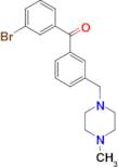 3-bromo-3'-(4-methylpiperazinomethyl) benzophenone