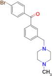 4'-bromo-3-(4-methylpiperazinomethyl) benzophenone