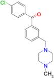 4'-Chloro-3-(4-methylpiperazinomethyl) benzophenone
