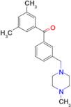 3,5-dimethyl-3'-(4-methylpiperazinomethyl) benzophenone