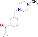 cyclopropyl 3-(4-methylpiperazinomethyl)phenyl ketone